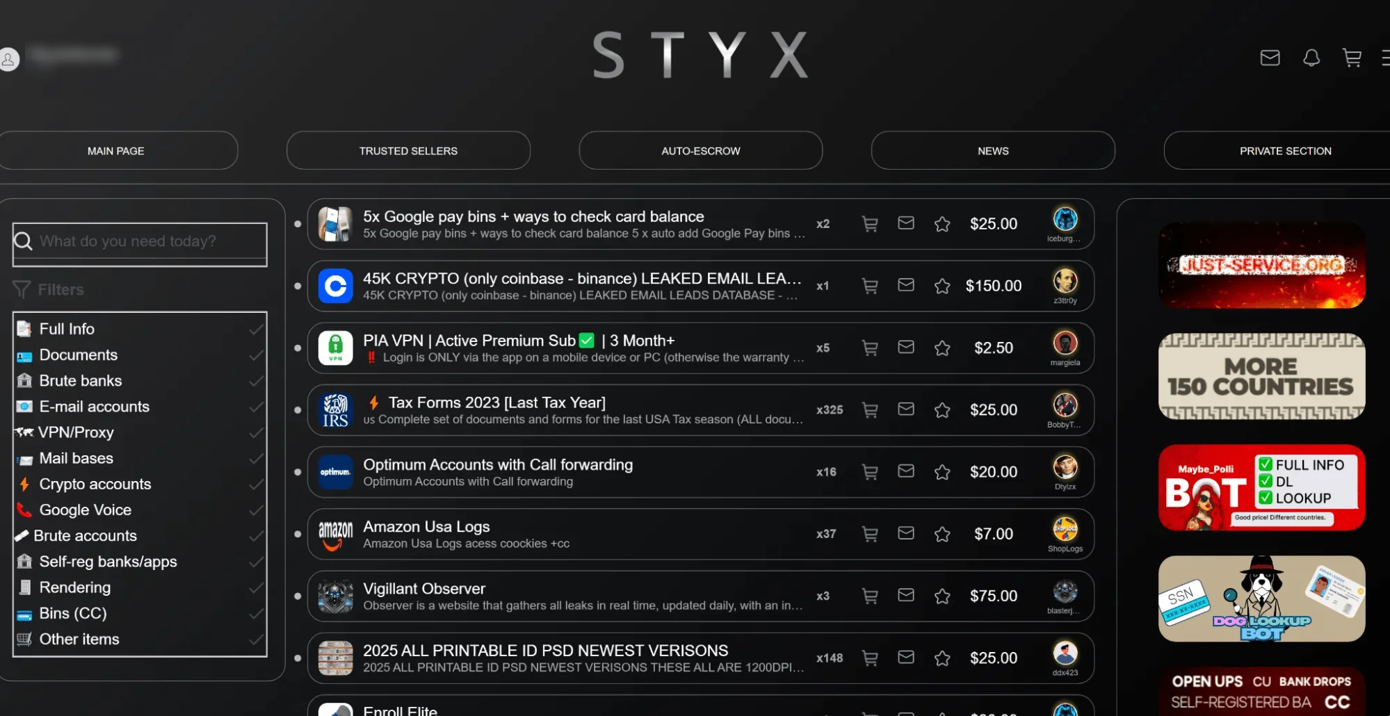 Styx Marketplace